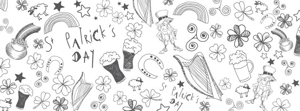 St patricks day Stock Illustration