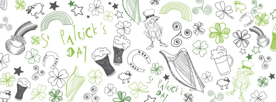 St patricks day Stock Illustration