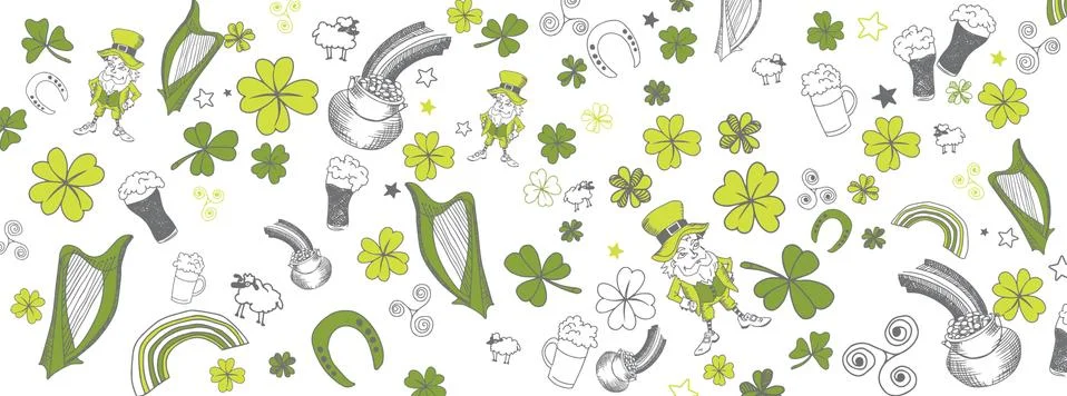 St patricks day Stock Illustration