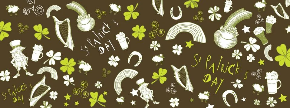 St patricks day Stock Illustration