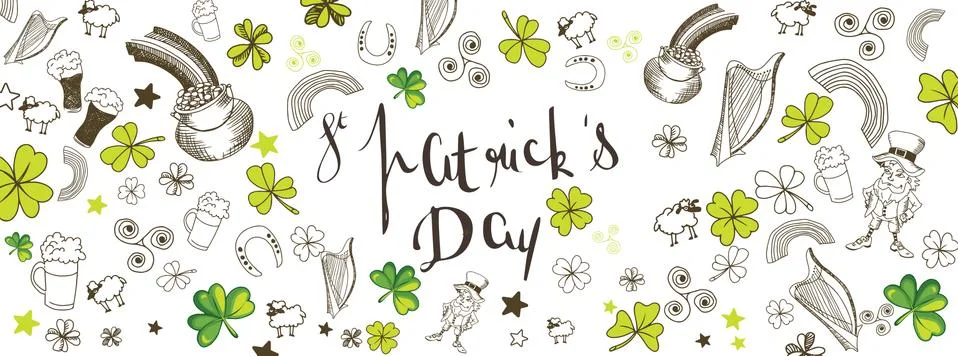 St patricks day Stock Illustration
