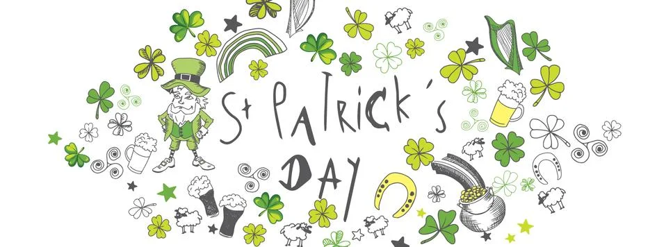 St patricks day Stock Illustration