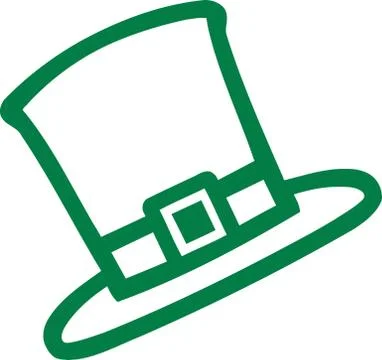 St. Patrick's Day leprechaun hat Stock Illustration