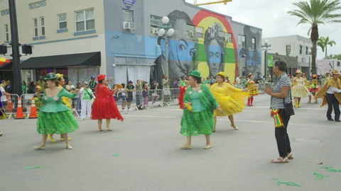 St Patricks Day Parade 2024 stock video footage Stock Footage 267688910