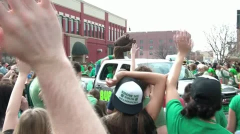 St. Patrick's Day Parade 스톡 동영상 11082917