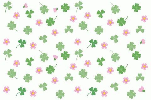 St. Patrick's Day Pattern design background. Stock Illustration