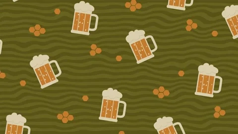 St. Patrick's Day Pattern Stock Footage 302094057