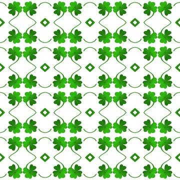 St Patrick's Day Pattern Illustrazione stock