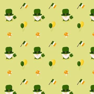 St patricks day pattern. Pattern for St. Patrick's Day. Saint patrick background Stock Illustration