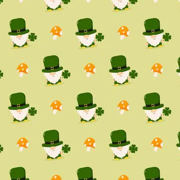 St patricks day pattern. Pattern for St. Patrick's Day. Saint patrick background Stock Illustration