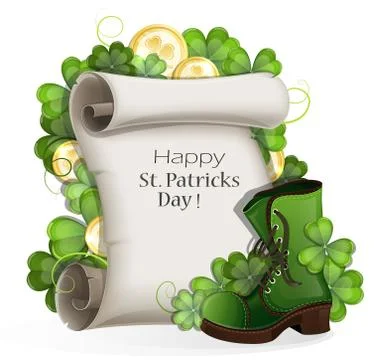 St. Patrick's Day poster Stock Illustration
