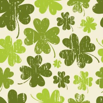St. patrick's day seamless pattern Illustrazione stock