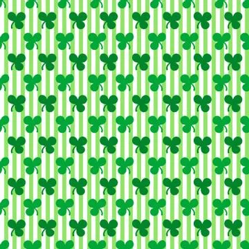 St. patrick's day seamless pattern Stock Illustration