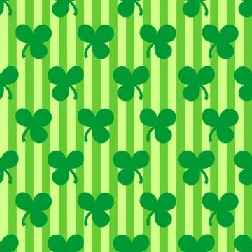 St. patrick's day seamless pattern Stock Illustration