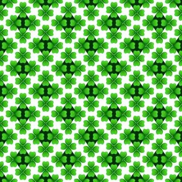 St patricks day seamless pattern Stock Illustration