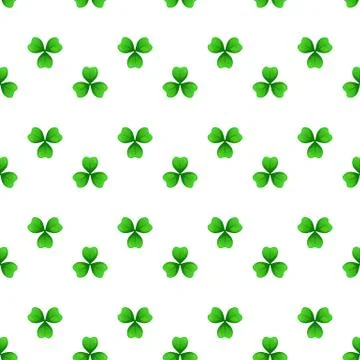 St patricks day seamless pattern Illustrazione stock
