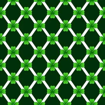 St patricks day seamless pattern Stock Illustration
