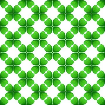 St patricks day seamless pattern Illustrazione stock