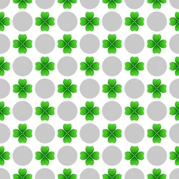 St patricks day seamless pattern Stock Illustration