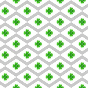 St patricks day seamless pattern Stock Illustration