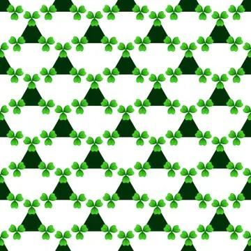 St patricks day seamless pattern 스톡 일러스트