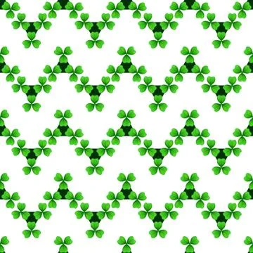 St patricks day seamless pattern Stock Illustration