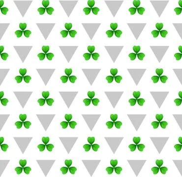 St patricks day seamless pattern Stock Illustration