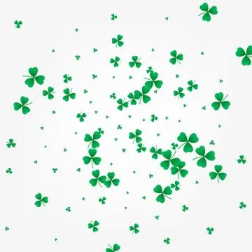 St. Patrick's day shamrock background Stock Illustration