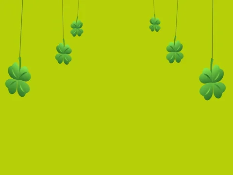 St Patricks Day Shamrock Stock Footage 73108648