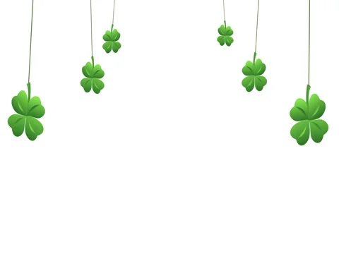 St Patricks Day Shamrock Stock Footage 73109454