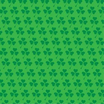 St. Patrick's day symbol pattern background vector Illustrazione stock