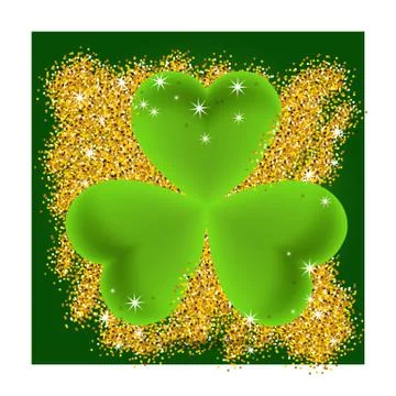 St. Patrick's Day vector design element Illustrazione stock