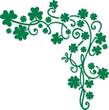 St. Patrick's Day vector elements background 库存插图