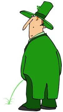 St. Patricks stream Stock Illustration