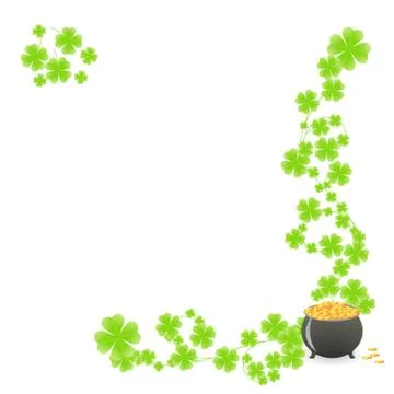 St. Patricks template Stock Illustration