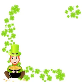 St. Patricks template Stock Illustration
