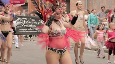 St Paul Carnival, dancing Vídeo Stock 41446753