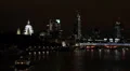 St Paul Cathedral London Skyline Office Tower Skyscrapers Buildings Night Lights HD Footage