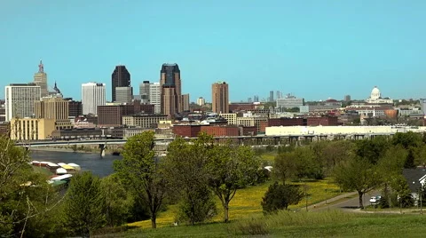 St Paul MN Wide Video stock 5299161