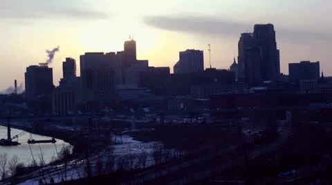 St Paul Time Lapse Video stock 10809349
