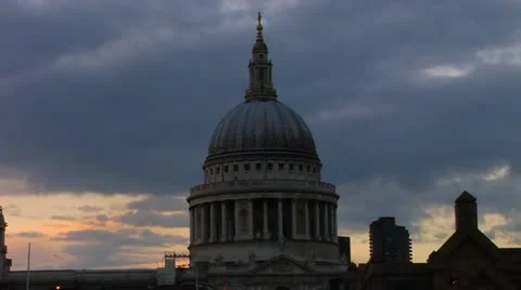 St. Paul's Cathedral Stock Footage 10808855