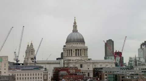 St. Paul's Cathedral Stock Footage 10809490