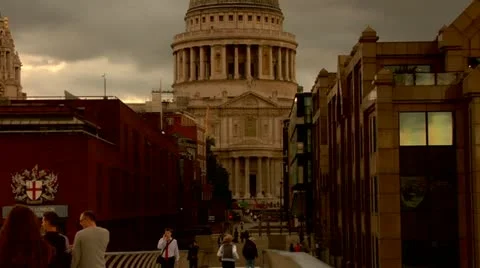 St. Paul's Cathedral Stock Footage 10809703