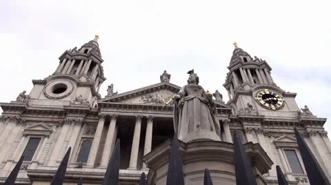 St. Paul´s Cathedral Stock Footage 25665164