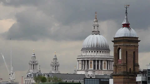 St Pauls Cathedral 스톡 동영상 37660982
