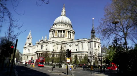 St Paul's Cathedral Stock Footage 49325377