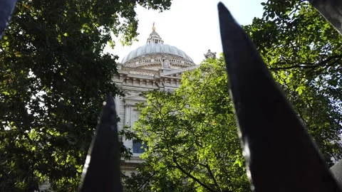 St Paul's Cathedral Vídeo Stock 143805238