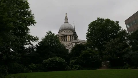 St Pauls Cathedral Timelapse Video stock 78613676