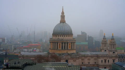 St Pauls Close up Stock Footage 146493619