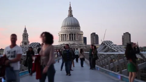 St Pauls London 動画素材 78027872